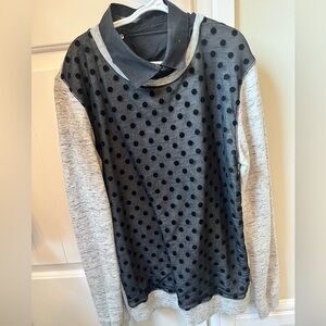 Scotch and Soda Women’s sweater in Black and Grey